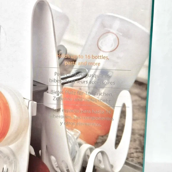 NEW! Prince Lionheart Deluxe Baby Bottle Pacifier Silverware Drying Station Rack - Picture 9 of 10